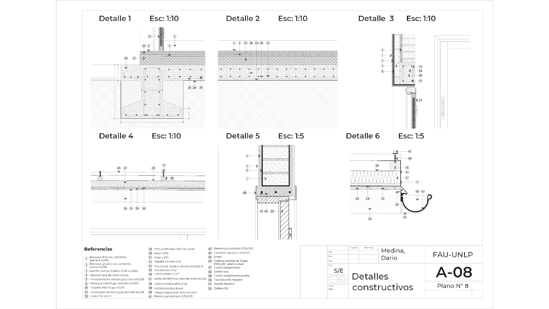 Detalles constructivos