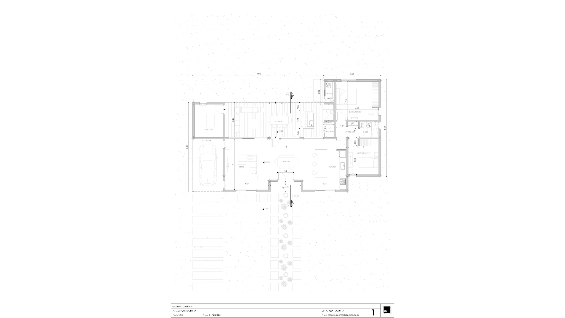 Planta de arquitectura